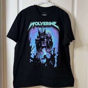 Wolverine Black Graphic T-Shirt